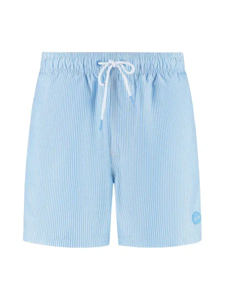 Shiwi Plavecké šortky Mike světlemodrá bílá