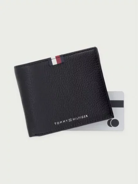 Tommy Hilfiger портфейл от кожа черно