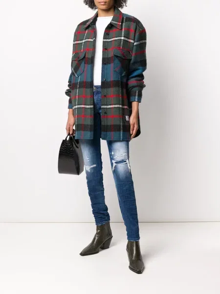 Skinny τζιν Diesel με χαμηλή μέση μπλε
