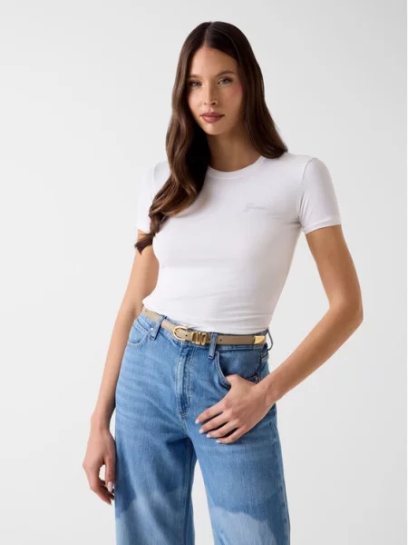Guess Tricou alb