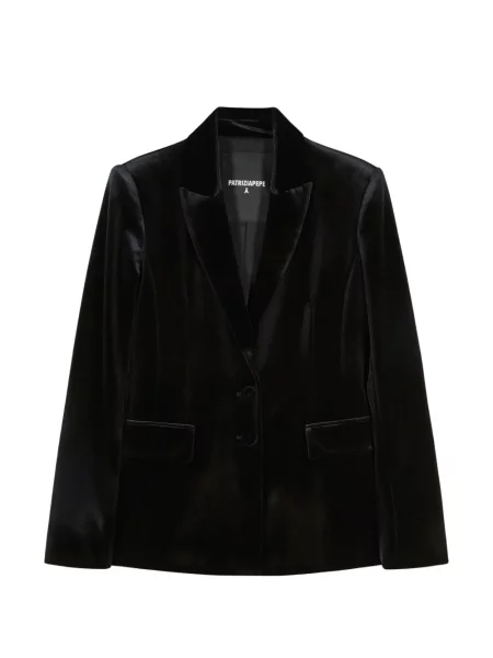 Sacou Patrizia Pepe de catifea negru