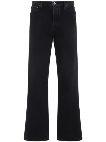 Blugi Off-white cu imagine alb