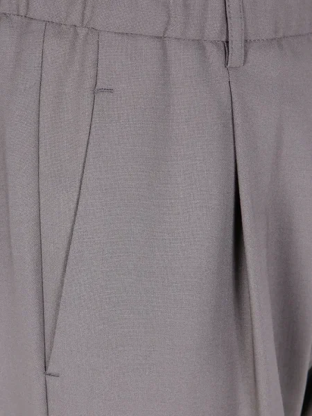 Kalhoty se záhyby Herno šedé