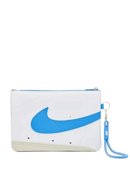 Șapcă Nike din material terry cu model piele de șarpe cu legături alb