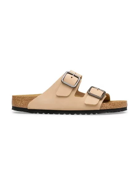 Natikači iz semiša Birkenstock Arizona bež