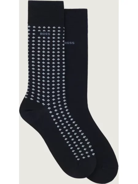 BOSS BLACK Șosete Minipattern negru