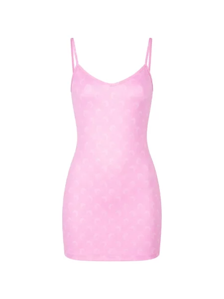 Rochie Marine Serre cu imagine din jerseu roz