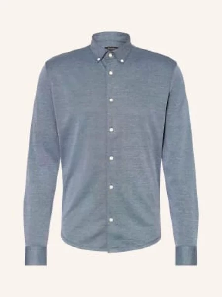 Maerz Muenchen Koszula Slim Fit blau niebieska
