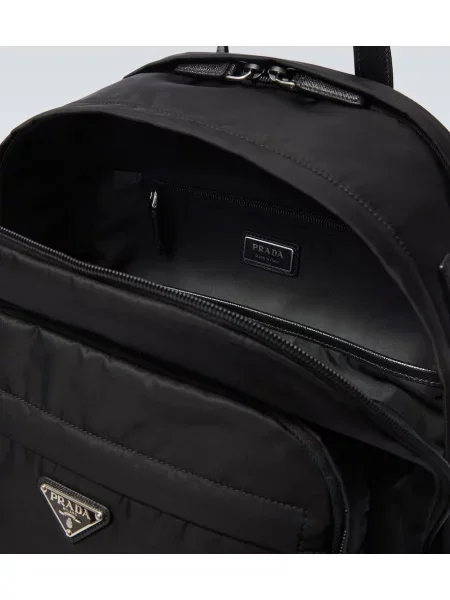 Rucsac Prada din piele negru