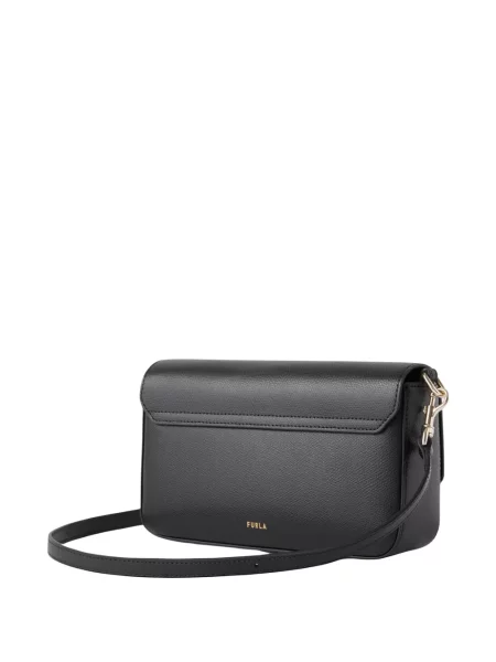 Body Furla din piele negru