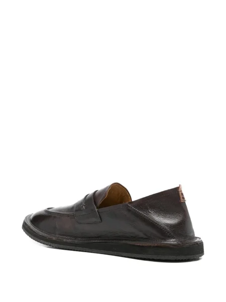 Pantofi loafer Moma din piele maro