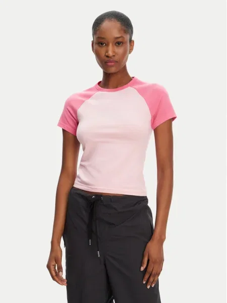 Juicy Couture Tricou Contrast roz