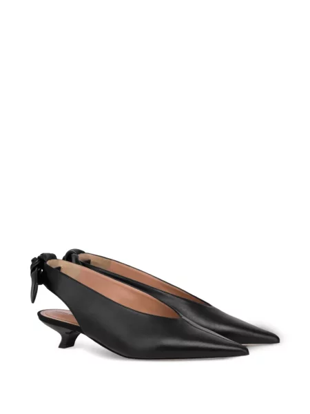 Pantofi cu toc Alberta Ferretti din piele negru