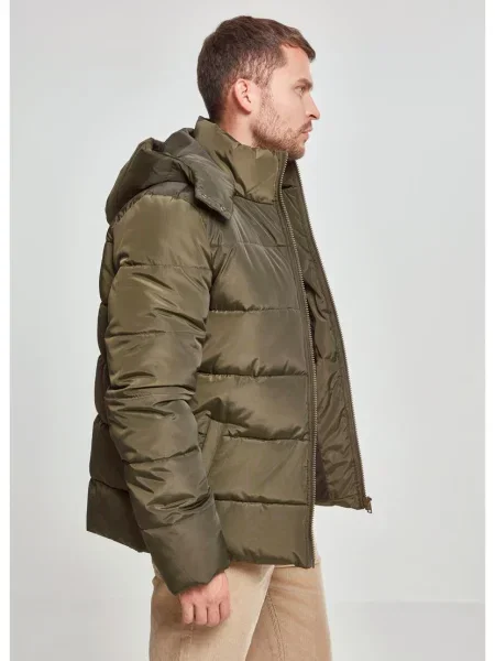 Geacă cu puf Urban Classics măslin