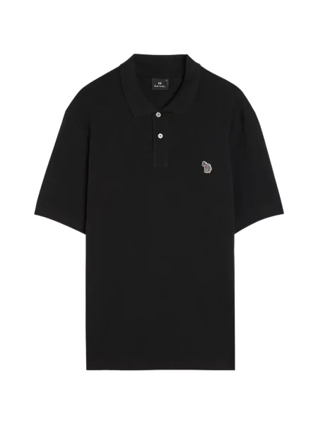 Tricou polo Ps Paul Smith cu model zebră negru