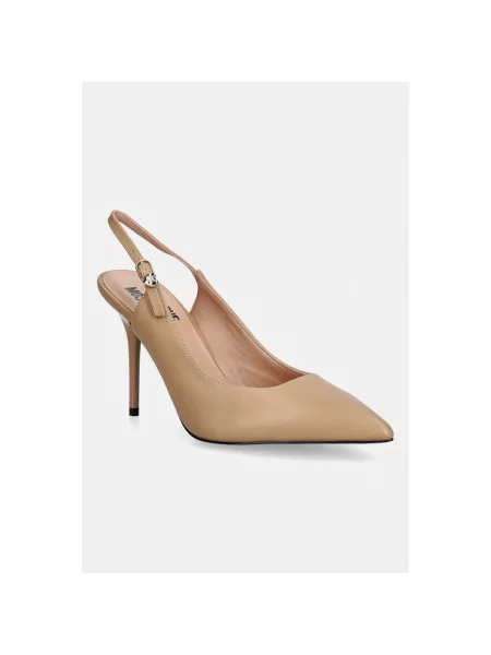 Love Moschino szpilki beżowa