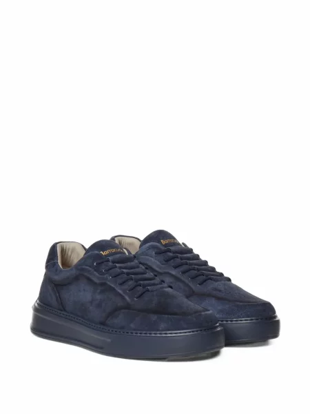 Szarvasbőr sneaker Baracuta kék