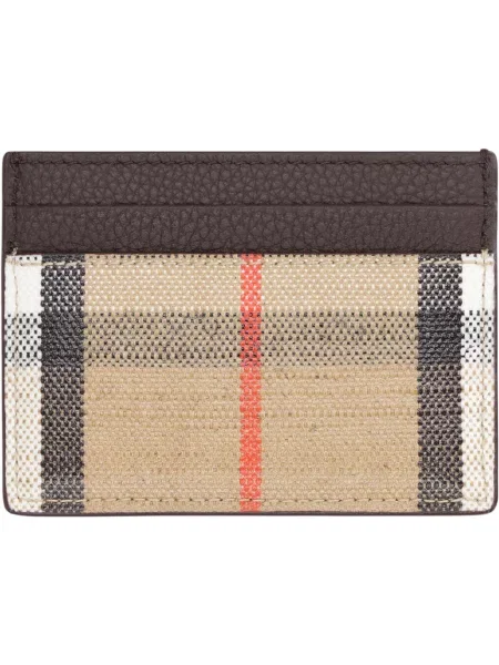 Portfel Burberry skórzany beżowy