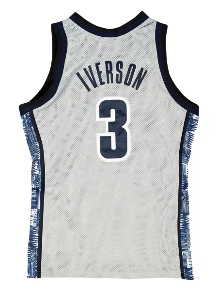Cămașă Mitchell & Ness din jerseu gri