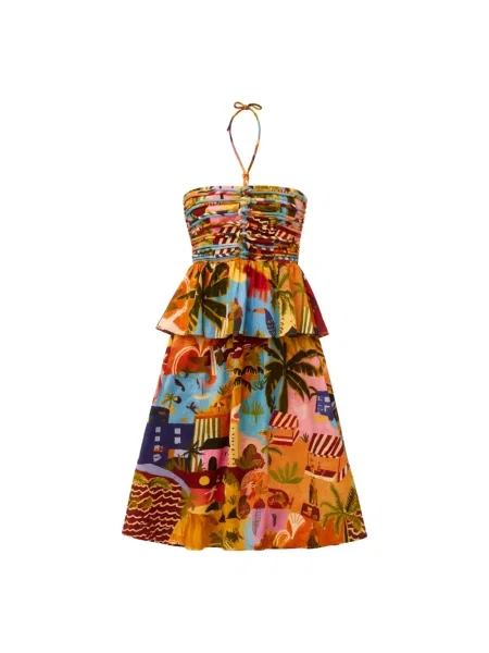 Sukienka Farm Rio w tropikalny nadruk