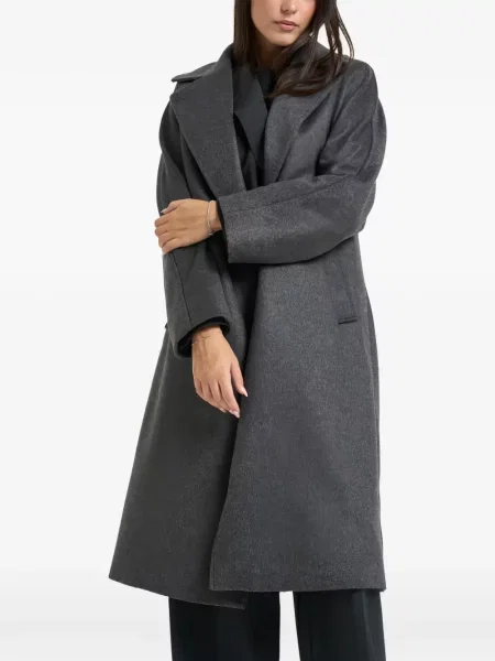 Двуредно палто Weekend Max Mara сиво