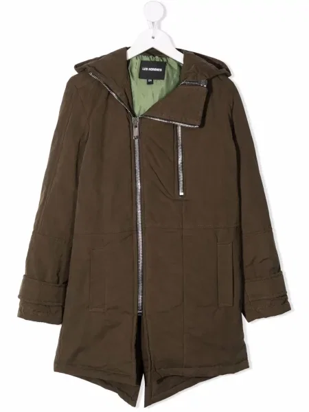 Parka dziecięca Les Hommes zielona
