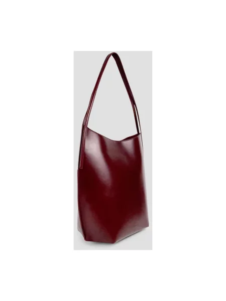 Shopperka Jil Sander skórzana brązowa