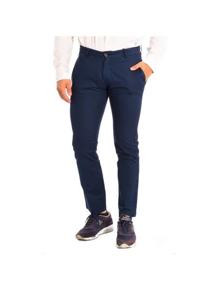 Pantaloni La Martina albastru