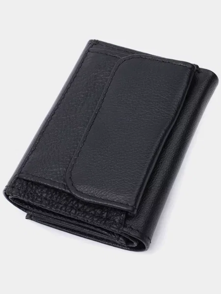 ST Leather Accessories Гаманець Шкіра чорний