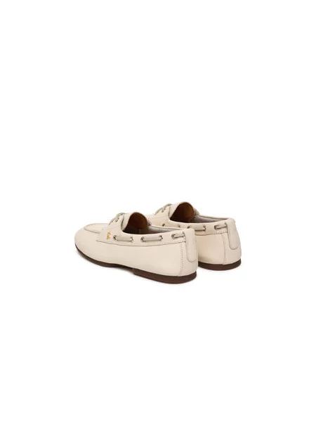 Kožne mokasine Tommy Hilfiger bež