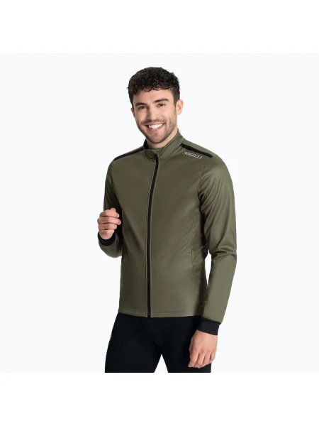 Geacă de ciclism Rogelli Core Winter pentru bărbați verde
