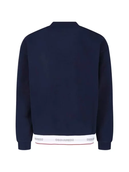 Hanorac Dsquared2 cu autograf albastru