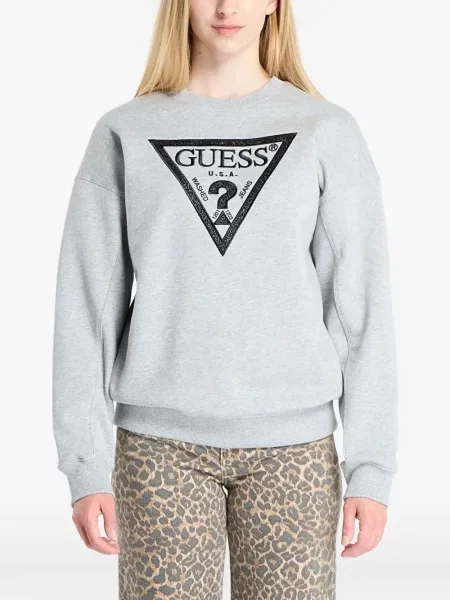 Hanorac Guess cu autograf gri