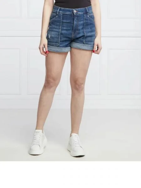 Pinko Pantaloni scurți FRIVOLA | denim albastru