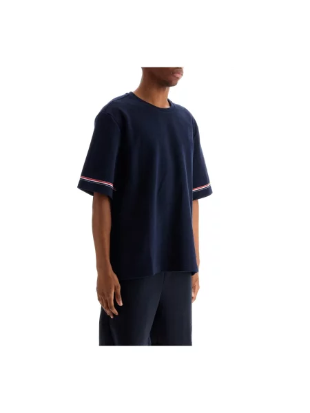 Koszulka Thom Browne niebieska