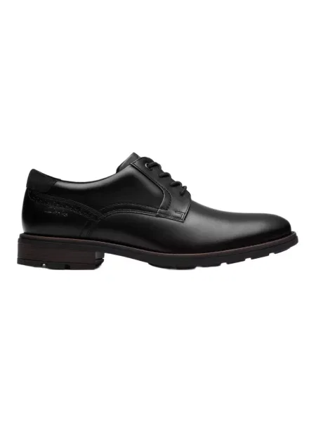 Półbuty Clarks skórzane czarne
