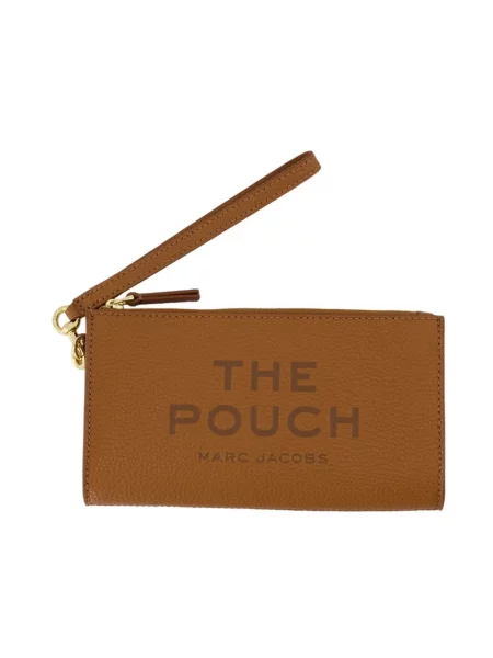Kopertówka Marc Jacobs skórzana brązowa