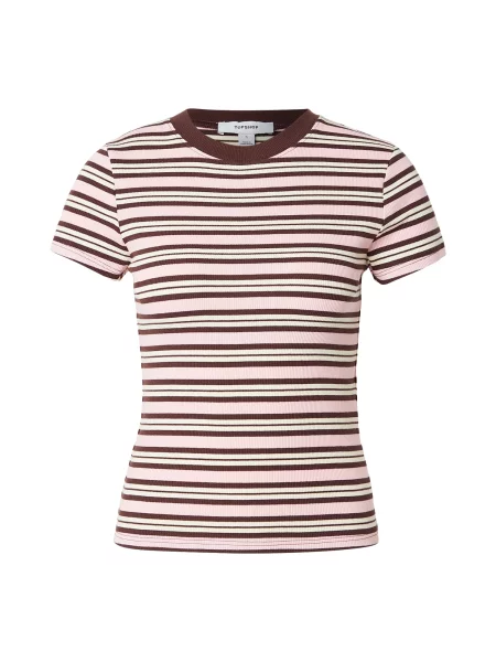 TOPSHOP Tricou SALLY deschis / maro / roz pal bej