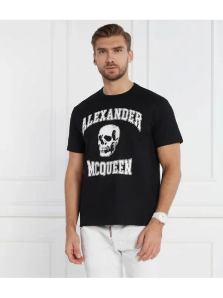 Alexander McQueen Póló | Oversize fit fekete