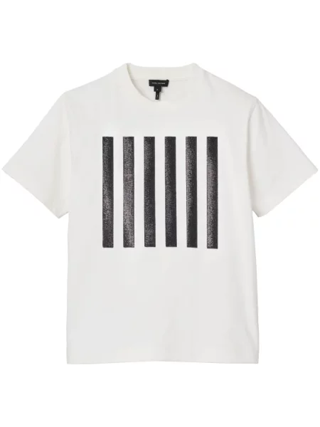 Tricou Marc Jacobs cu dungi alb
