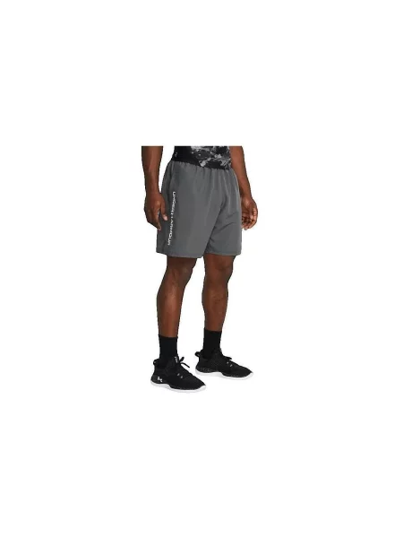 Pantaloni Under Armour cu autograf gri
