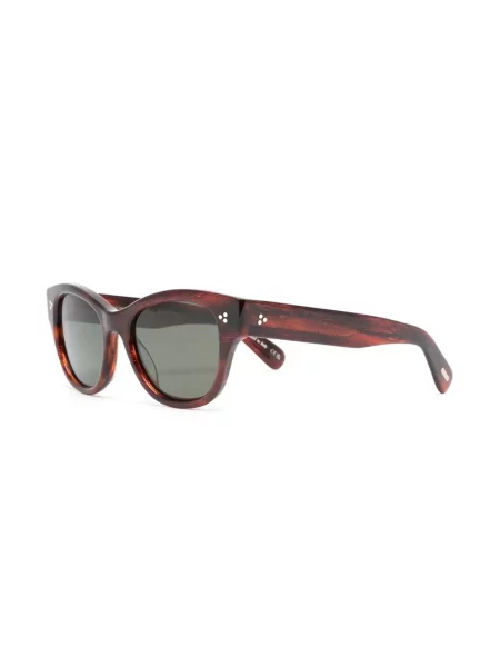 Saulės akiniai Oliver Peoples ruda