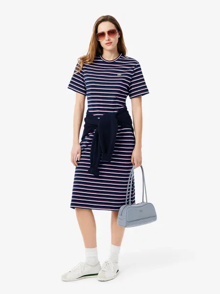 Платье миди Lacoste синее