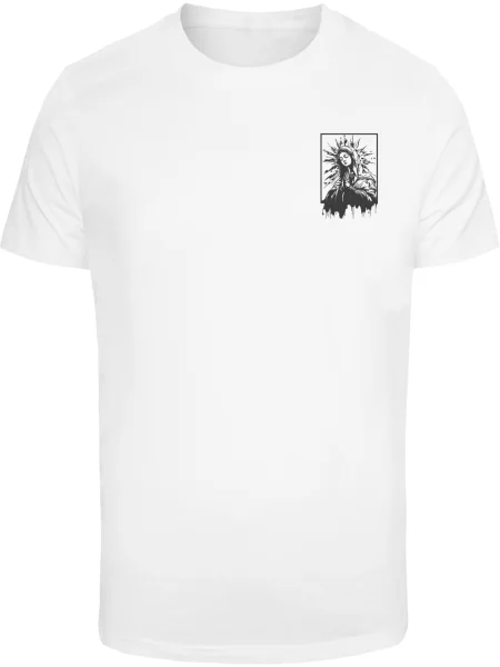 Mister Tee Tricou negru alb