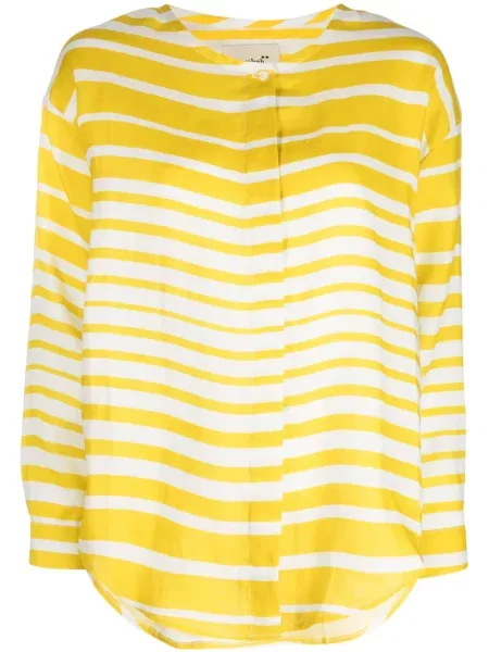 Cămașă Bambah de in galben