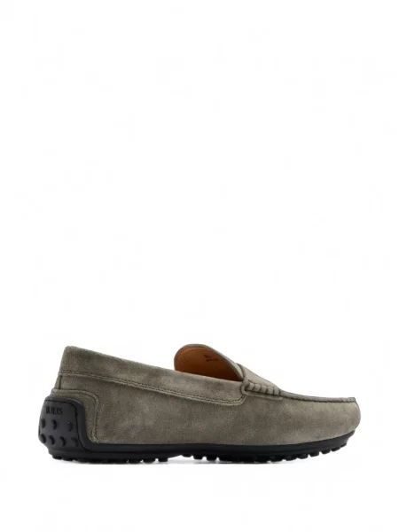 Велурени лоуфъри Tod's сиво