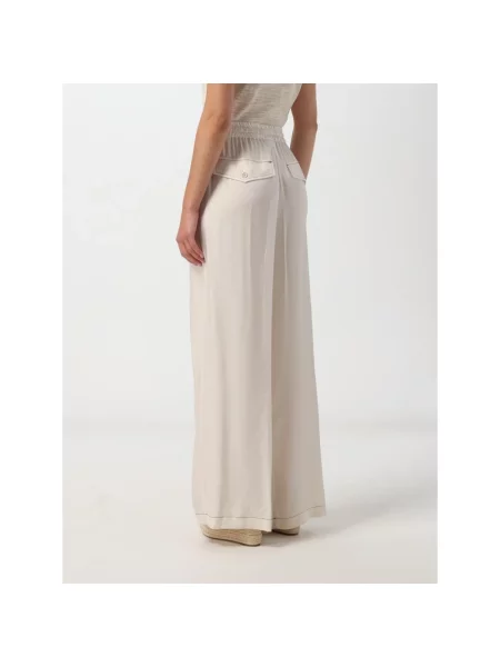 Spodnie Pinko z twillu różowe