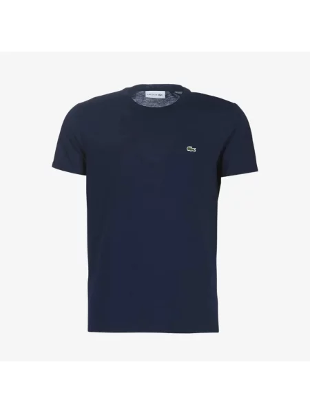 Тениска Lacoste от джърси военноморски сили