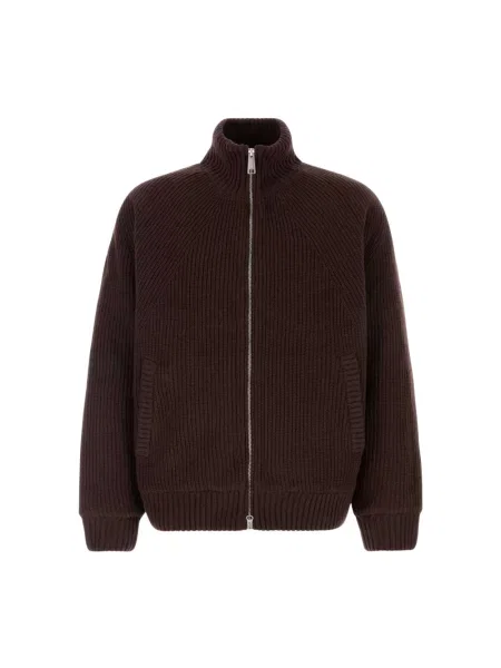 Sweter Carhartt Wip wełniany brązowy