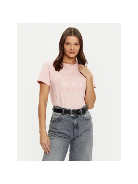 Футболка Guess розовая